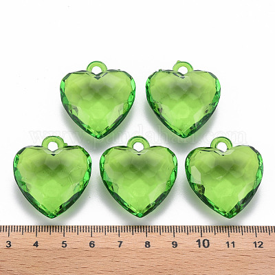 Прозрачные акриловые подвески&nbsp;TACR-T024-03B-925-1