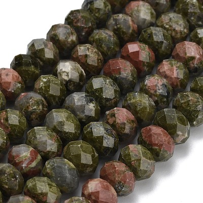 Природные Unakite бисер нитей G-Z111-A31-1