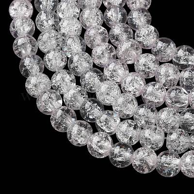 Окрашенного распылением треск стеклянные бусы нити CCG-XCP0001-11-1