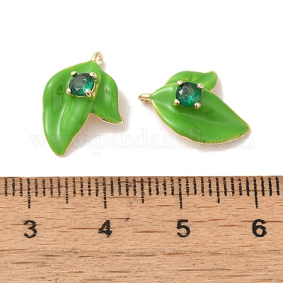 Латунь эмаль подвески X-KK-S368-06G-1