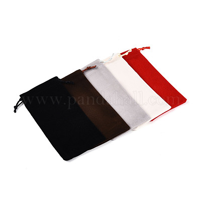 Бархатные мешочки на шнурках TP-N003-8x22-A01-1