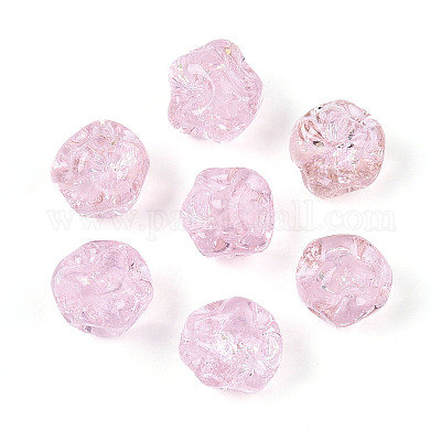 Ручной работы бусины фольги FOIL-T007-01F-1