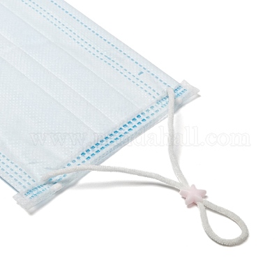 Звездный замок из пластикового шнура из ПВХ для крышки рта KY-D013-01H-1