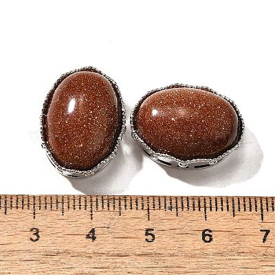 Синтетический авантюрин обсидиан многожильные звенья KK-M304-03P-11-1