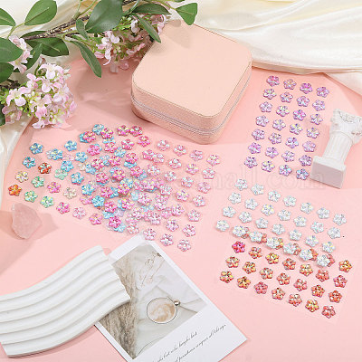 14 лист 7-х цветных акриловых ромбовидных наклеек FIND-CA0010-49-1