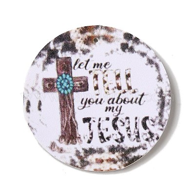 Подвески из искусственной кожи на Хэллоуин FIND-K017-02G-01-1