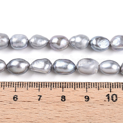 Нити из натурального культивированного пресноводного жемчуга PEAR-N014-07M-01-1