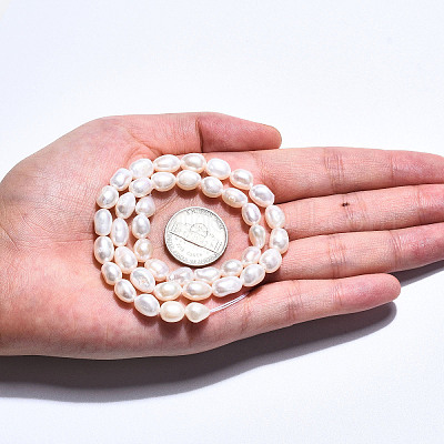 Нити из натурального культивированного пресноводного жемчуга PEAR-N014-07H-1