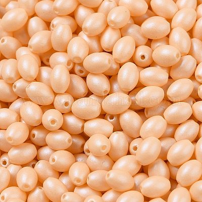 Выпечка расписных стеклянных бусин SEED-C004-04J-1