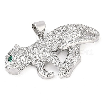 Латунные микро проложить кубического циркония подвески KK-M307-08P-1