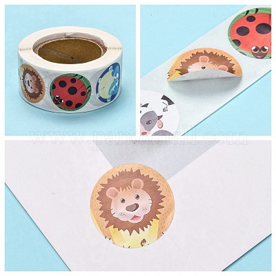 Самоклеющиеся бумажные наклейки DIY-K027-D02-1