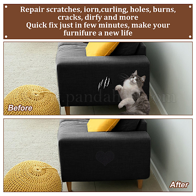 Льняная самоклеящаяся ткань DIY-WH0580-40B-03-1