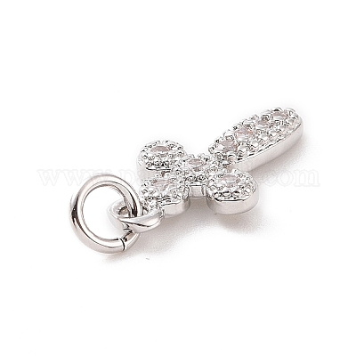 Латунные микро проложить кубического циркония подвески KK-C012-41P-1