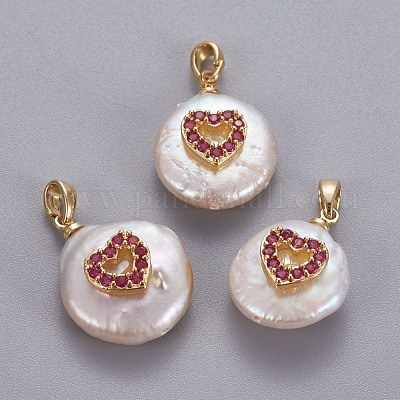 Подвески из натурального пресноводного жемчуга KK-L187-03A-1