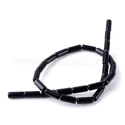 Природные обсидиана шарик нити G-R356-54-1