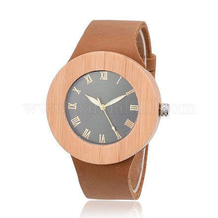 Carbonized Bamboo Wood Wristwatches WACH-P010-18-1