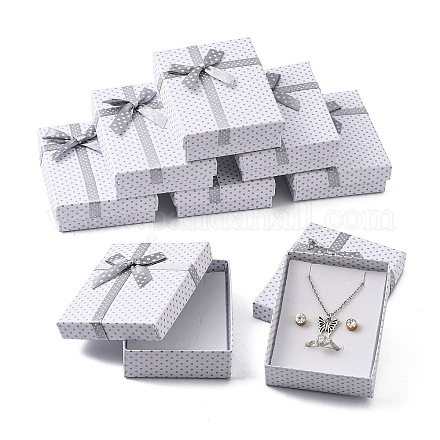 Boîtes de kit de bijoux en carton CBOX-R012-9x7cm-3-1