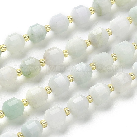 Chapelets de perles naturelles de jade du Myanmar/jade de Birmanie G-K303-A33-8mm-1