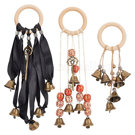 Wholesale OLYCRAFT 8Pcs Witch Bells for Door with Natural Gemstone Witch  Bells Keychain Witch Hanging Bells Witchcraft Supplies for DIY Keychain  Boho Home Decor - Amethyst 