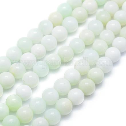 Chapelets de perles en opale vert naturel G-E411-03-10mm-1