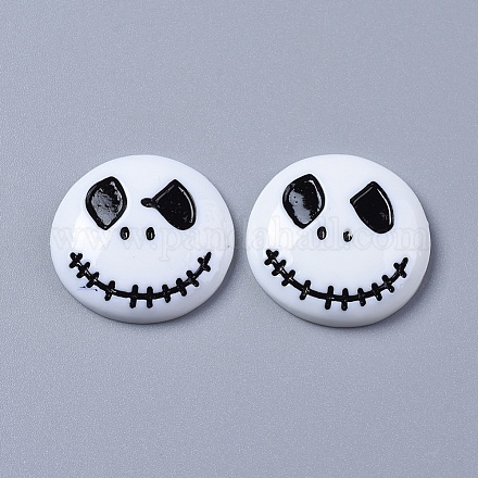 Halloween Theme Opaque Resin Cabochons RESI-D0003-08A-1