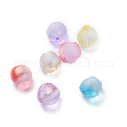 Perles en verre transparentes X-GLAA-M040-C-1