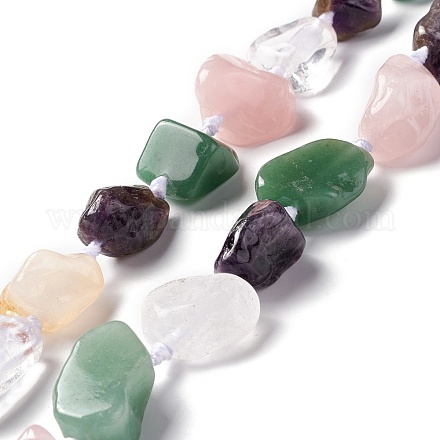 Natural Mixed Gemstone Beads Strands G-B024-03-1