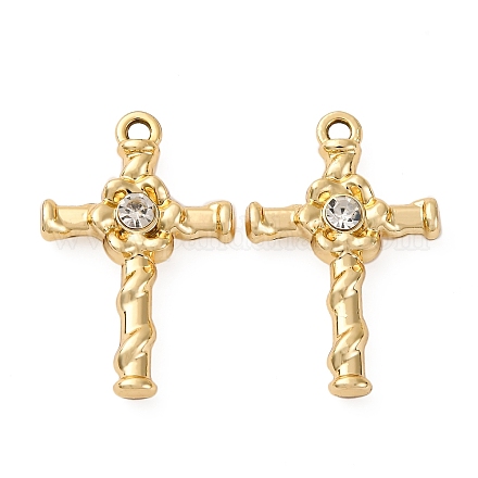 Подвески из сплава и страза LS-PALLOY-S052-06G-1