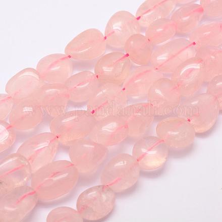 Natural Rose Quartz Beads Strands G-F486-20-1