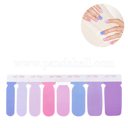 Сплошной цвет полное покрытие лучшие наклейки для ногтей MRMJ-T039-01T-1