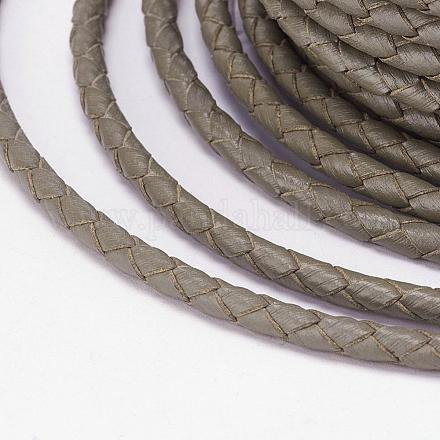 Braided Leather Cord WL-E025-5mm-A07-1