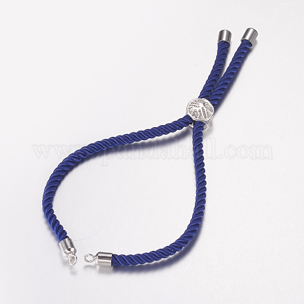 Création de bracelets à cordon torsadé en nylon MAK-F019-03P-1