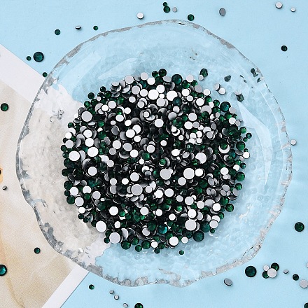 Стеклянные горные хрустальные плоские задние кабошоны RGLA-YW0001-A04-1