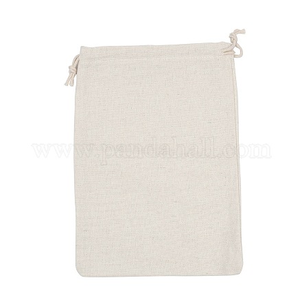 Прямоугольные холщовые упаковочные пакеты OP-K003-15x22-01-1