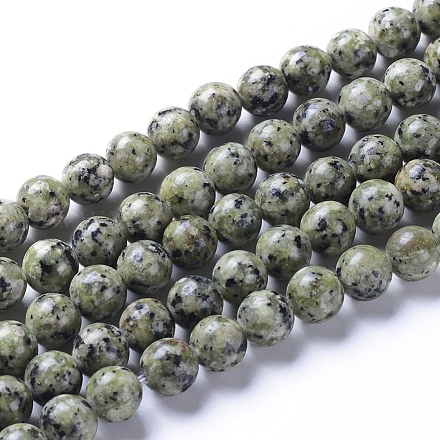Chapelets de perles en labradorite naturelle  G-E383-8mm-06-1