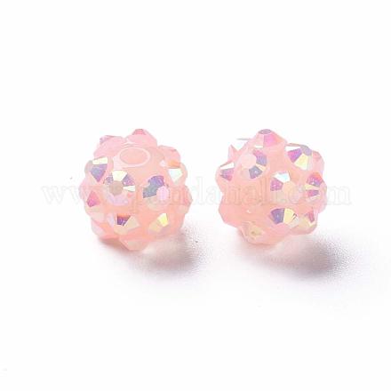 AB-Color Resin Rhinestone Beads RESI-S315-8x10-19-1