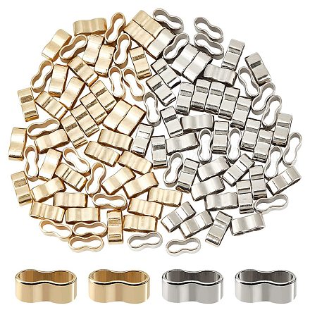 100 шт. 2-х цветные подвески-слайдеры из цинкового сплава FIND-DC0004-96-1