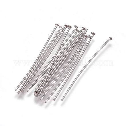304 Stainless Steel Flat Head Pins STAS-L222-40C-1