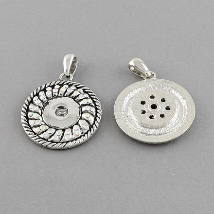 Pendentifs de boutons pour création de bijoux de bouton X-ALRI-R033-18B-1