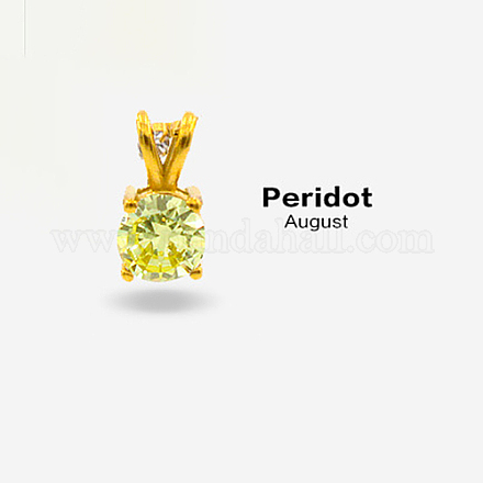 Подвески из нержавеющей стали 201 пробы с покрытием из настоящего 18-каратного золота CP2918-8-1