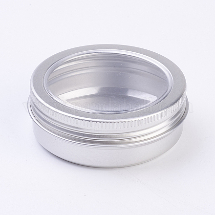 Круглые алюминиевые жестяные банки CON-WH0010-01-60ml-1