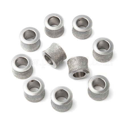 Perle strutturate in acciaio inossidabile STAS-M003-12P-1