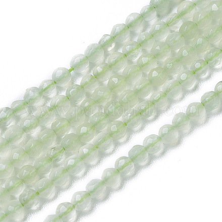 Naturali nuove perle di giada fili G-F596-02-2mm-1