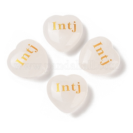 Натуральный кварцевый кристалл с гравировкой сердца G-K353-05B-1