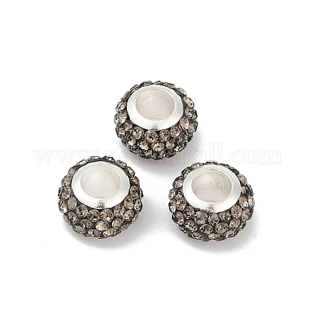 Сплав горный хрусталь глина паве бусины ALRI-D300-03S-09-1