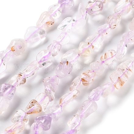 Natürlichen Amethyst Perlen Stränge&nbsp;G-P497-01C-26-1