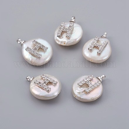 Natural Cultured Freshwater Pearl Pendants PEAR-F008-30P-H-1