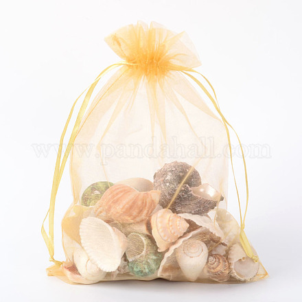 Organza Gift Bags with Drawstring OP-R016-17x23cm-15-1
