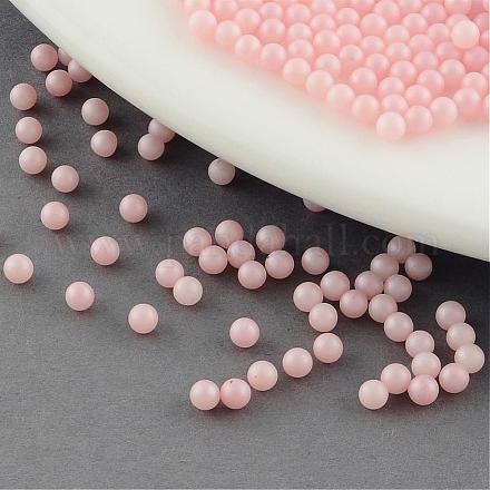 ABS Plastic Imitation Pearl Matte Style SACR-S849-5mm-01-1