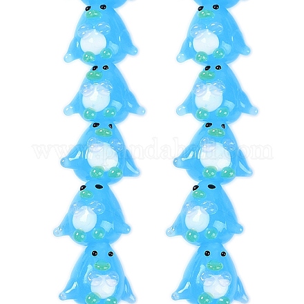 Бусы лэмпворк ручной работы LAMP-P066-03-1